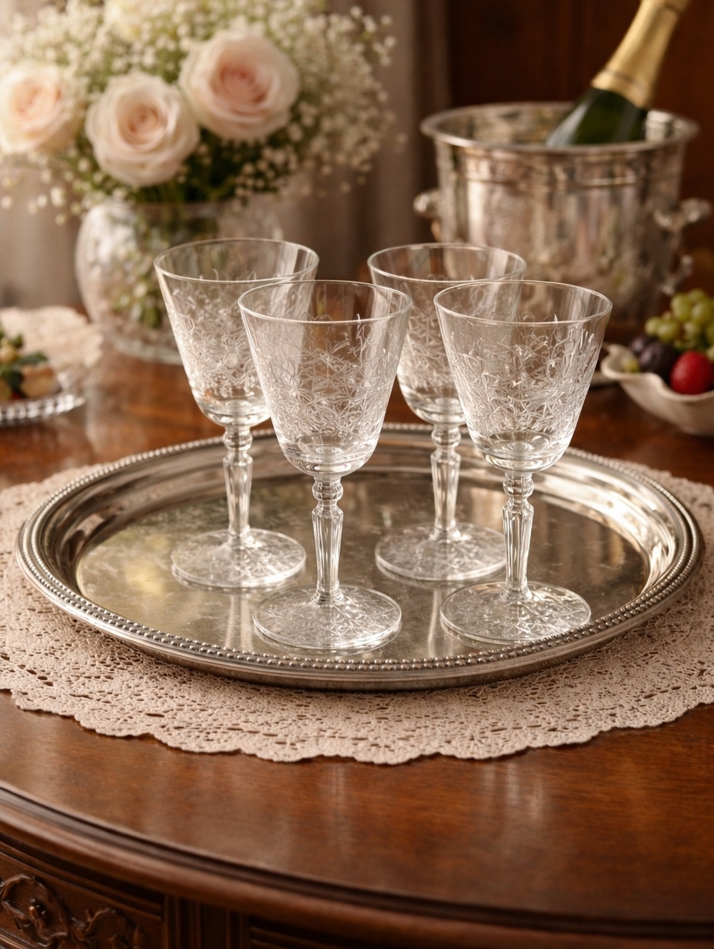Libbey Rock Sharpe Goblets